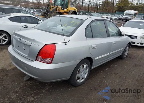 2004 Hyundai Elantra Gls/Gt z USA, uszkodzony, nr VIN KMHDN46D24U818621